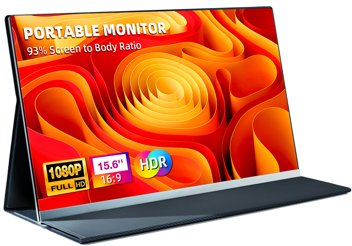 AOKER 15.6" Portable Monitor for Laptop - Ultra-Thin 1080P FHD